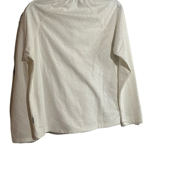 Ivory Eddie Bauer 1/4‎ Zip Polar Fleece Pullover - Picture 5 of 6